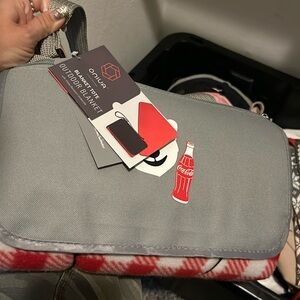 Coca-Cola blanket, tote giftable new w tags